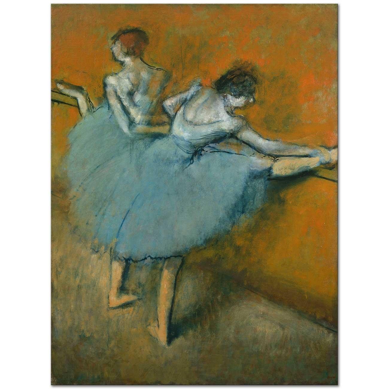 Dancers at the Barre by Edgar Degas as Art Print | CANVASTAR ®