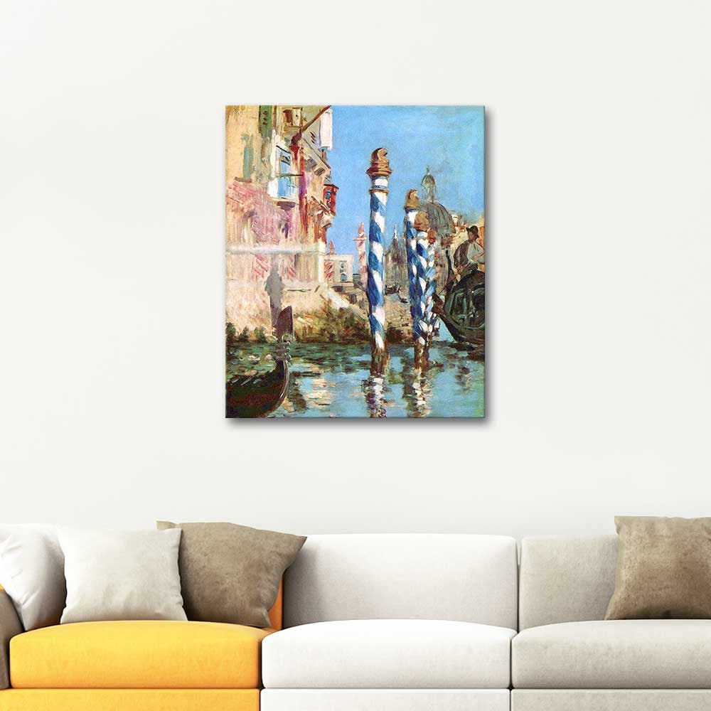 Edouard Manet The Grand Canal in Venice Art Print | CANVASTAR ®