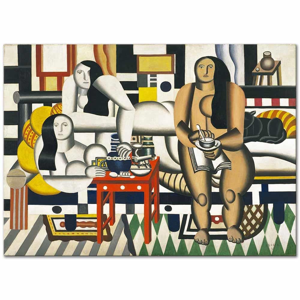 Three Women by Fernand Leger Art Print | CANVASTAR ®
