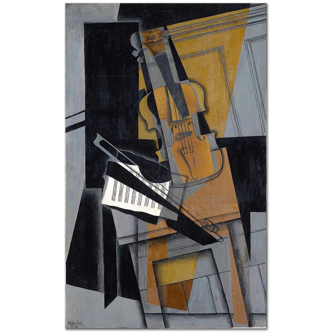 Juan Gris The Violin Art Print