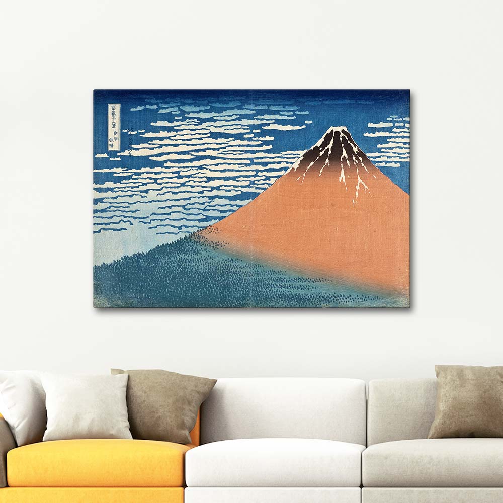 Katsushika Hokusai South Wind Clear Dawn Art Print | CANVASTAR ® Katsushika Hokusai South Wind Clear Dawn Art Print | CANVASTAR ®