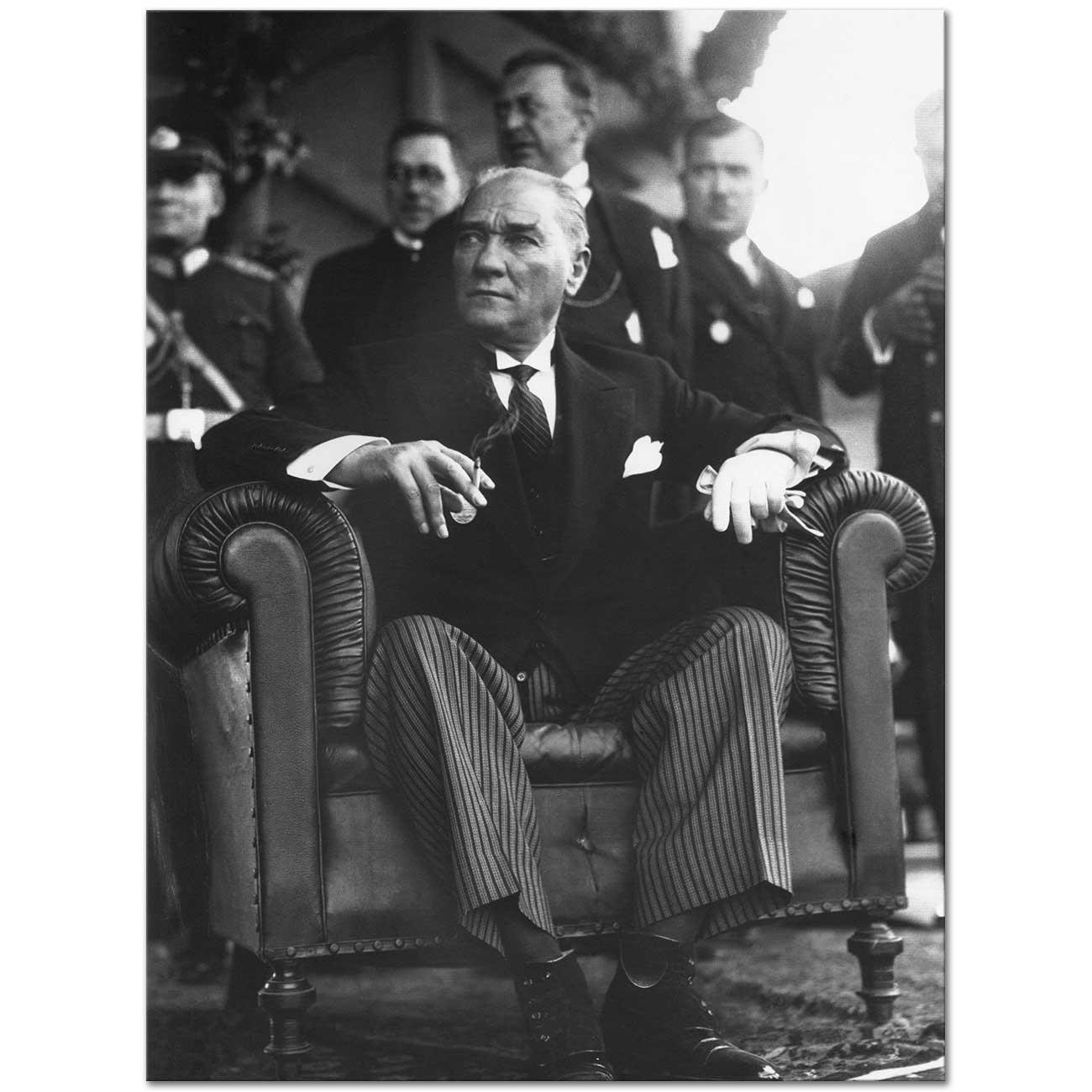 Mustafa Kemal Atatürk Portre V Kanvas Tablo | CANVASTAR ®