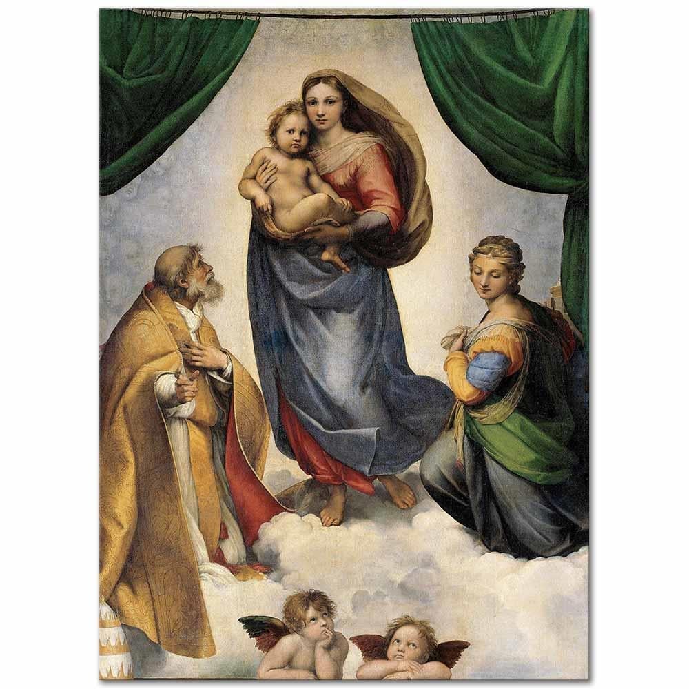 Sistine Madonna by Raphael as Art Print | CANVASTAR ®
