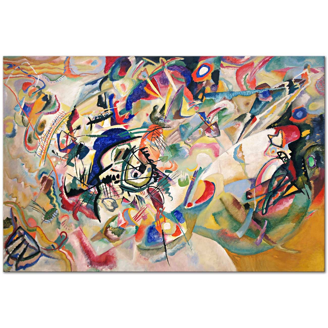 Wassily Kandinsky Composition VII Art Print | CANVASTAR ®