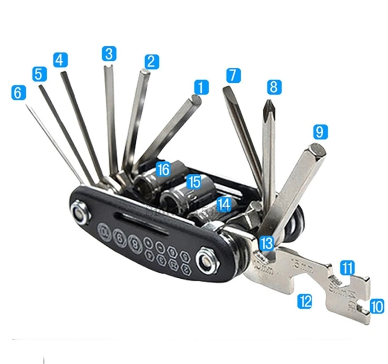 BİSİKLET ALYAN ALLEN TAKIMI 13 FONKSİYONLU XBYC-9616 - Dağ Bisiklet