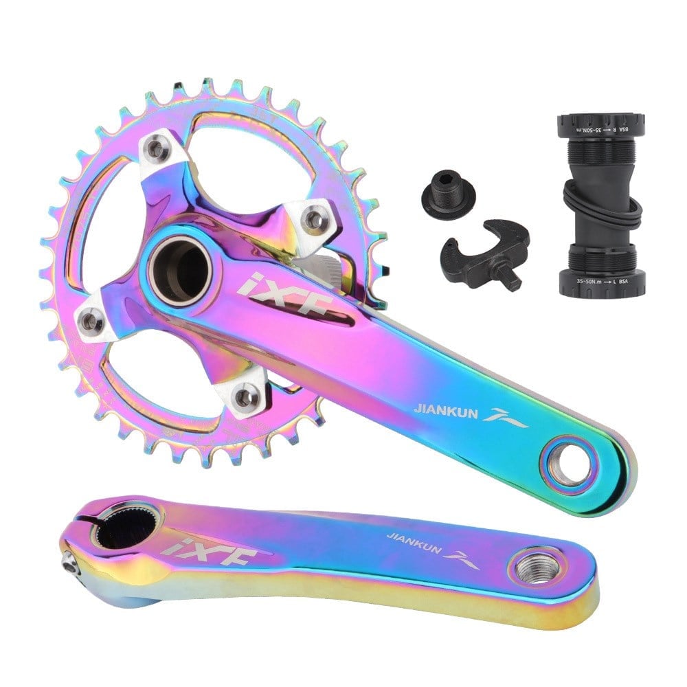 İXF Rainbow Aynakol 34T Hollowtech Orta Göbek Dahil – MTB Aynakol Seti