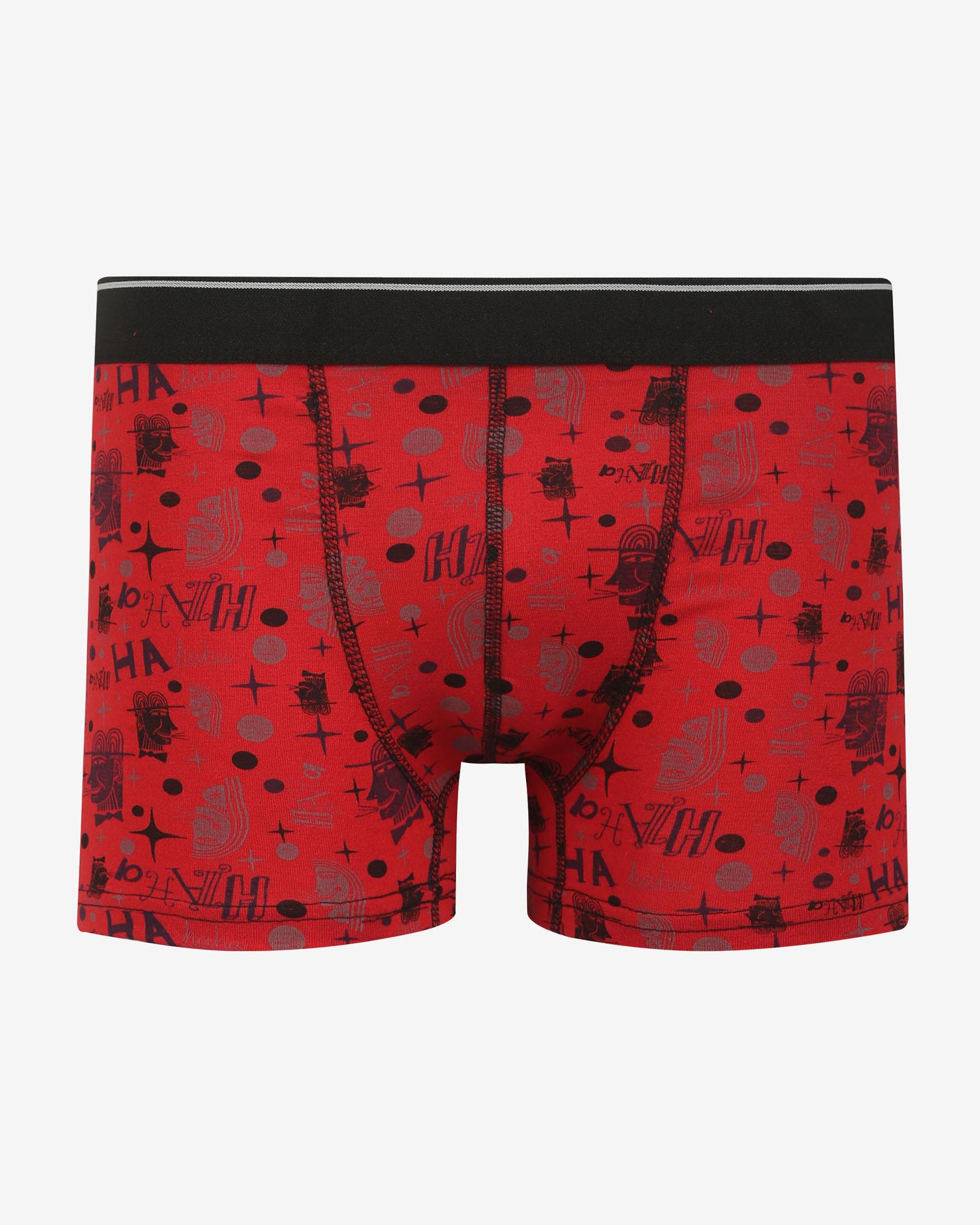K rm z Renkli Erkek Boxer