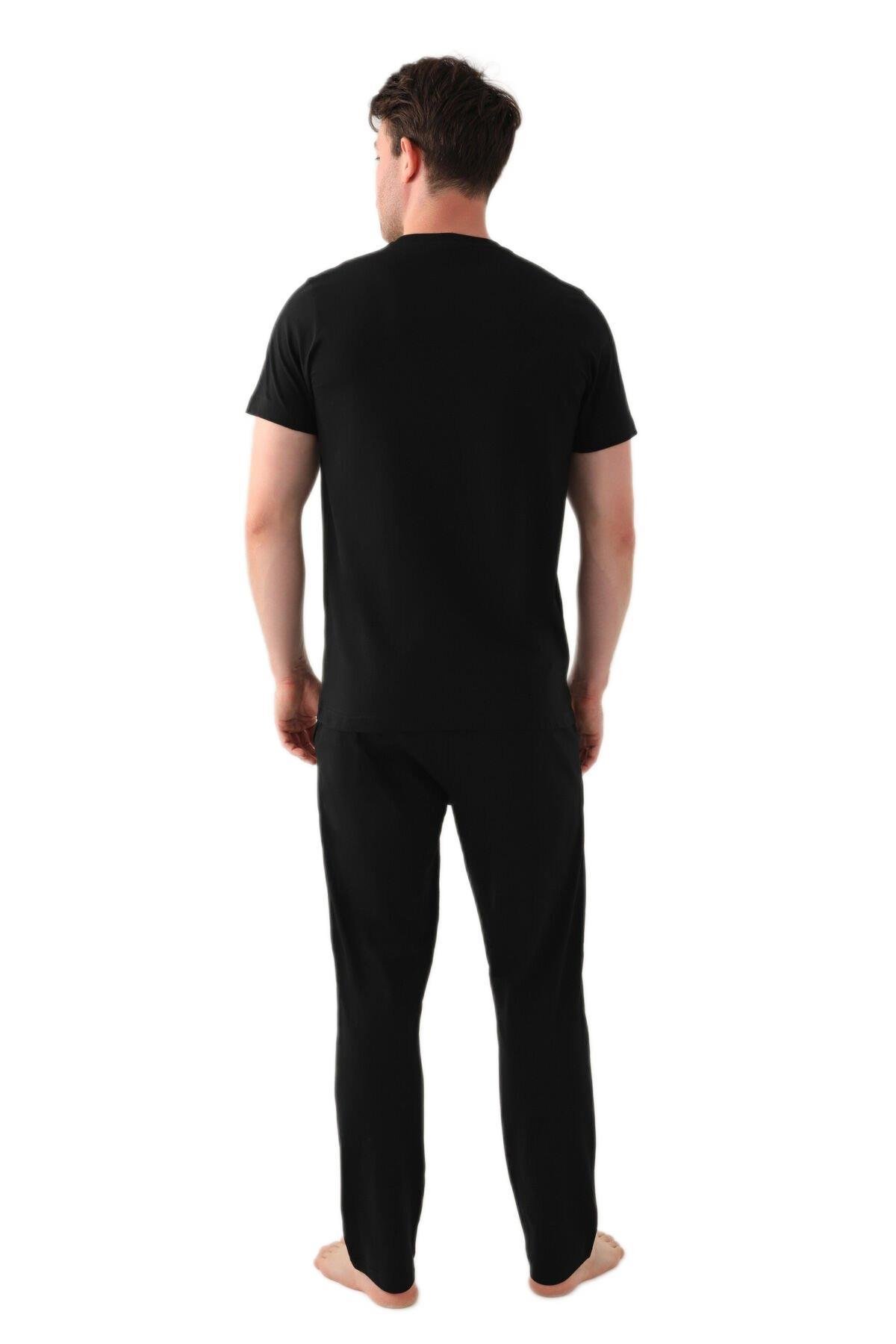 Arnetta Erkek Siyah Pijama Takımı 3010-S 
