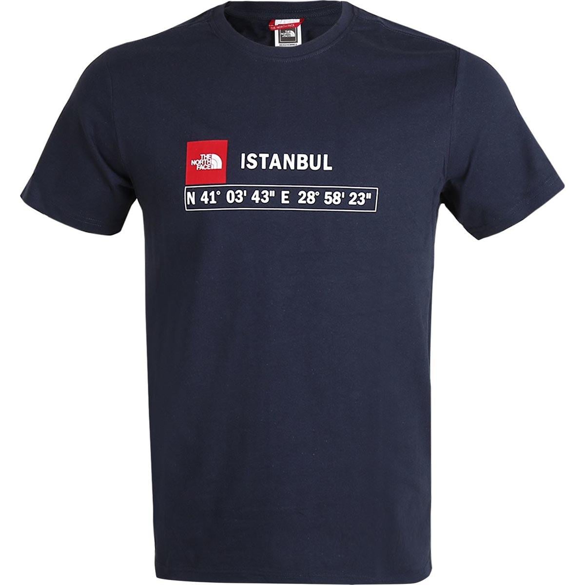 The North Face M S/S GPS TEE ISTANBUL REC Erkek T-Shirt