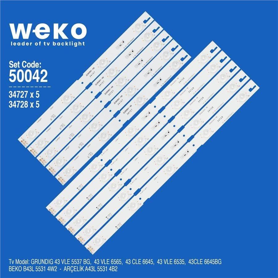 Beko B43L 5740 4B 43'' inç 10 Adet Tv Led Bar Fiyatı - Merter