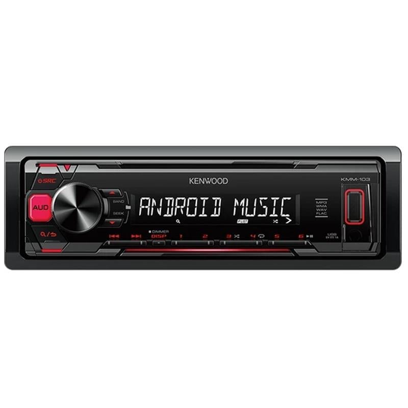 Kenwood USB-FM-Aux Kumandalı 4x50W Mekaniksiz Oto Teyp KMM-103
