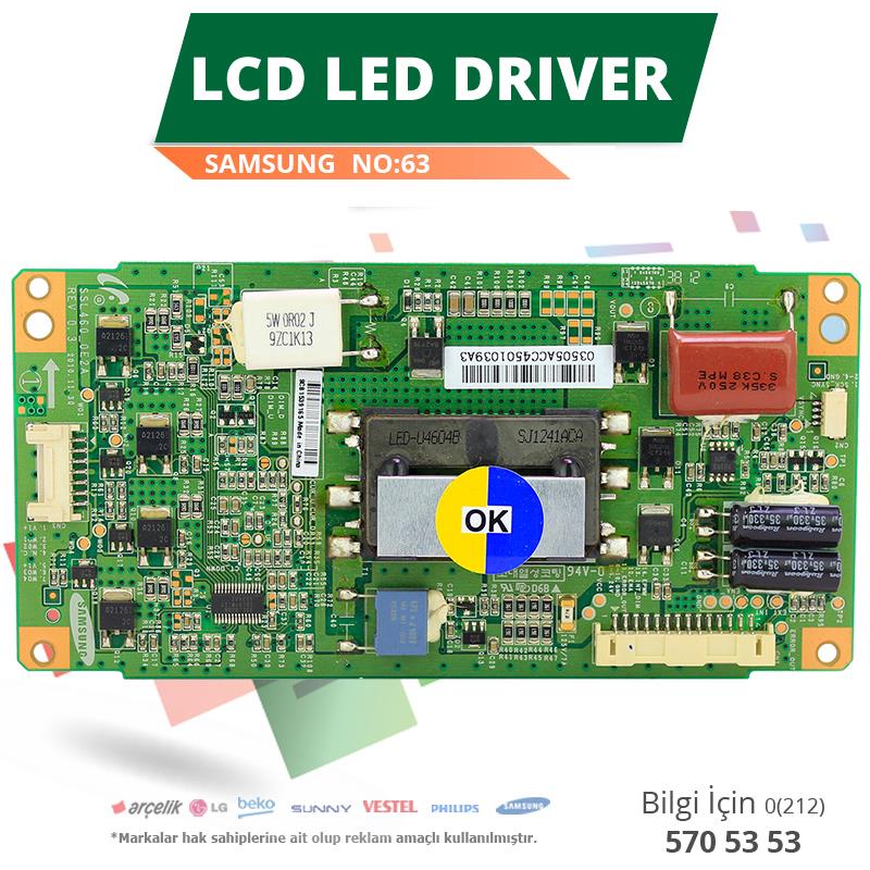 Lcd Led Drıver Samsung (Ssl460_0E2A Rev0.3) (Lta460Hm06) (No:63