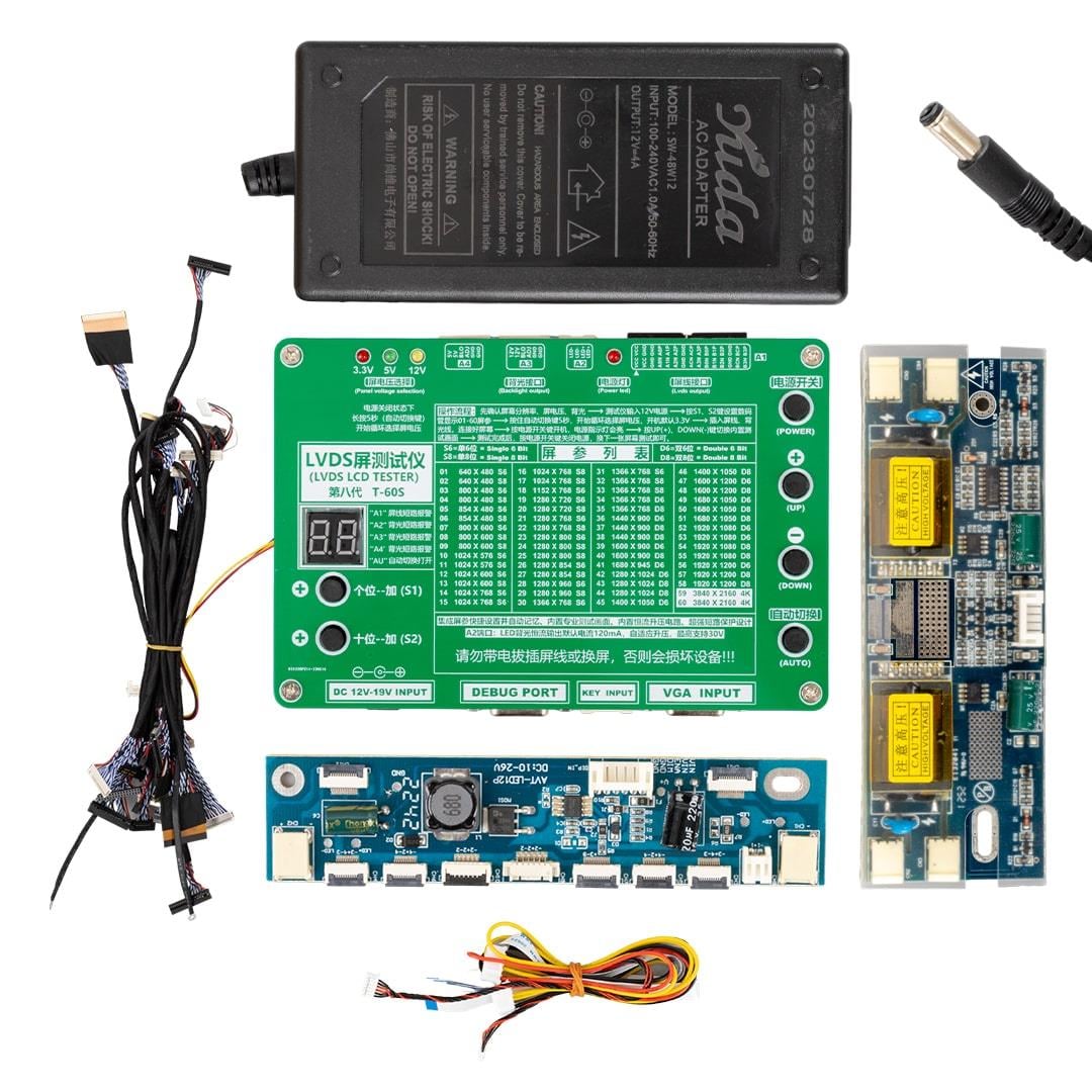 60'sテスコ　TB-2 Lvds T-60S 4 Parça Kablo Lcd/Led Tv Panel Test Cihazı Fiyatı