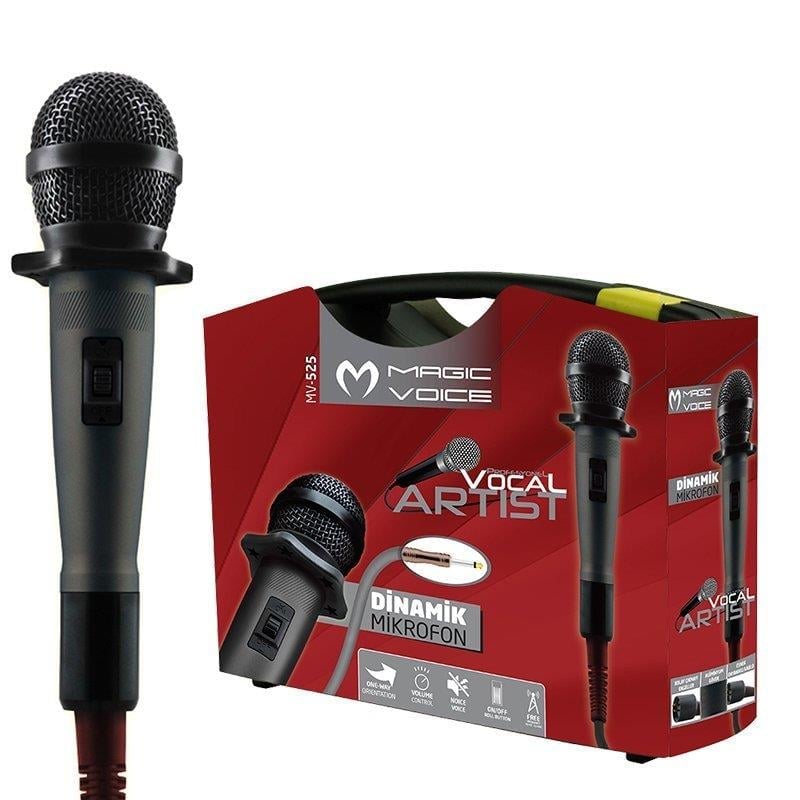 Magicvoice MV-525 Dinamik Profesyonel 4.5 Metre Kablolu El