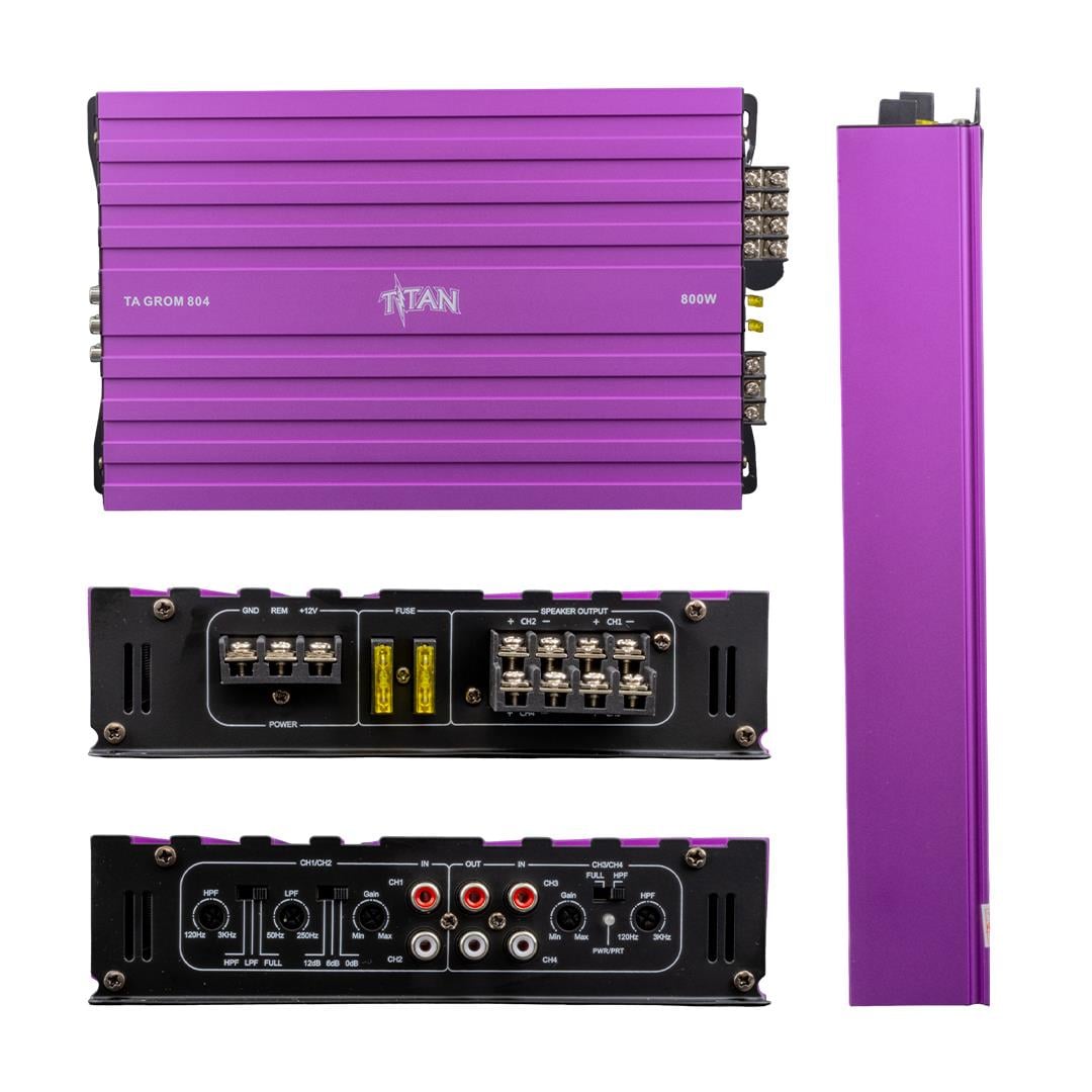Magicvoice Titan-804 4 Kanallı Max 1600 Watt Oto Amfi-Anfi Fiyatı