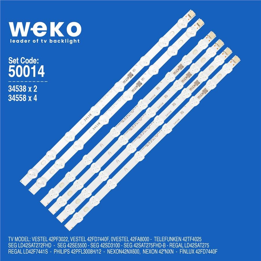 Nexon 42''NXN 42'' inç 6 Adet Tv Led Bar Fiyatı - Merter Elektronik