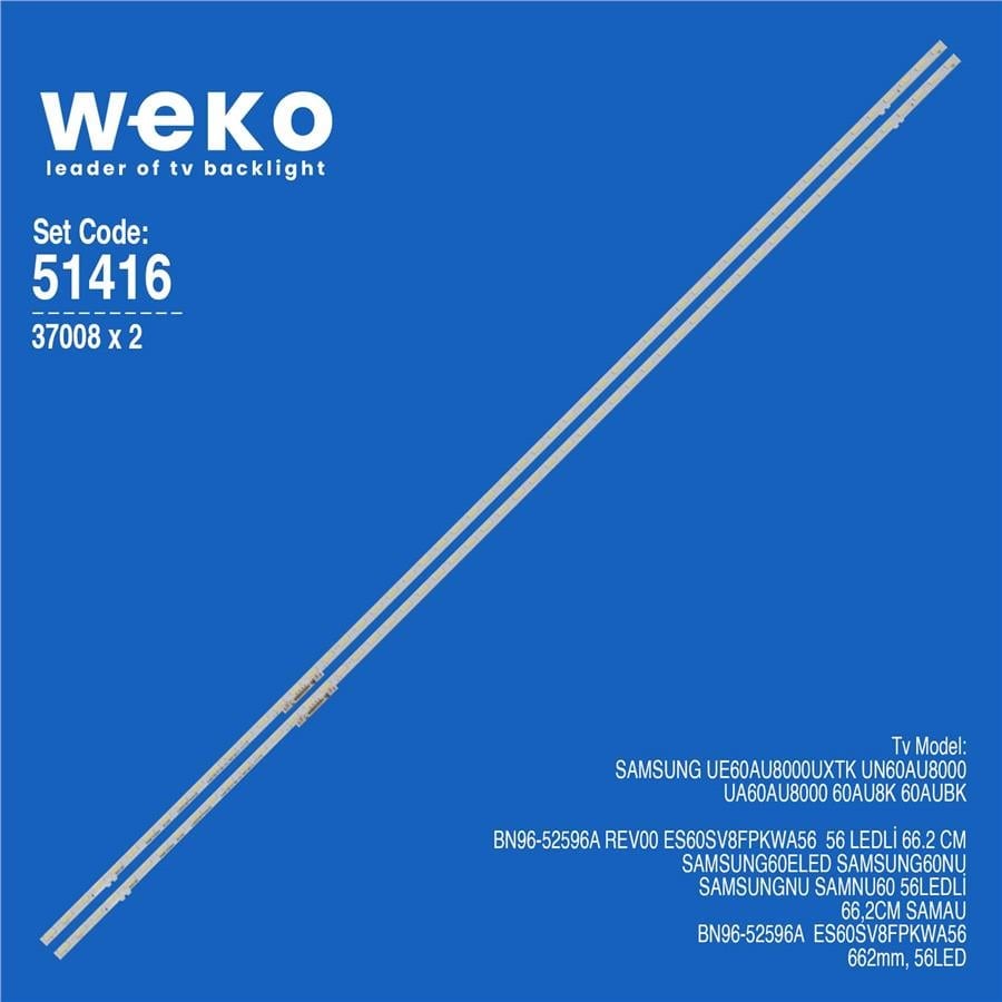 Samsung UE60AU8000UXTK 60'' 2 Adet Tv Led Bar Fiyatı - Merter