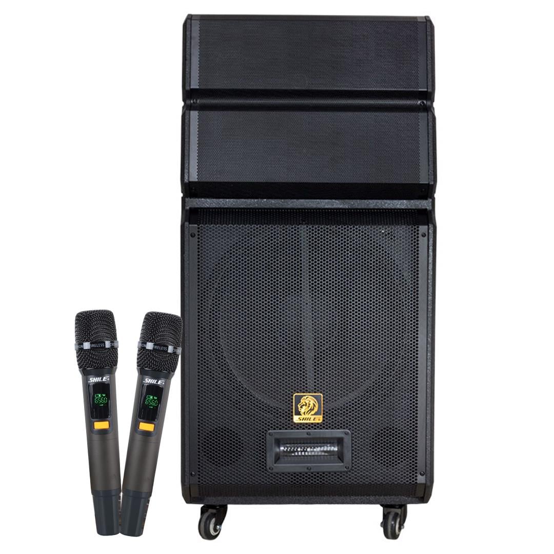Shile SL-1612B İki El Mikrofonlu-Kumandalı USB/SD/BT/FM