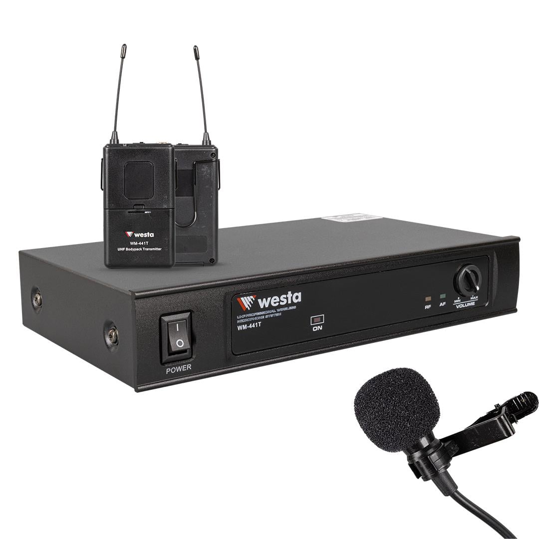 Westa WM-441T Uhf Çift Kanal 1 Yaka Telsiz Mikrofon Fiyatı
