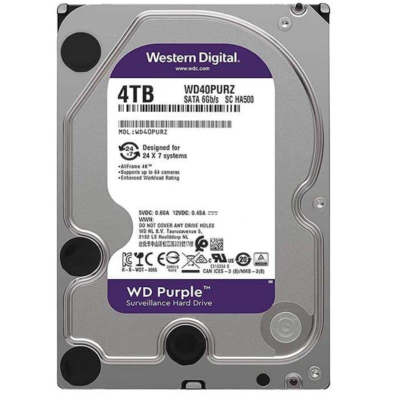 WD40PURX 4TB PURPLE 6052h 良品 Western Digital Purple WD40PURZ 4 Tb Sata 6GB/S 7/24 Güvenlik