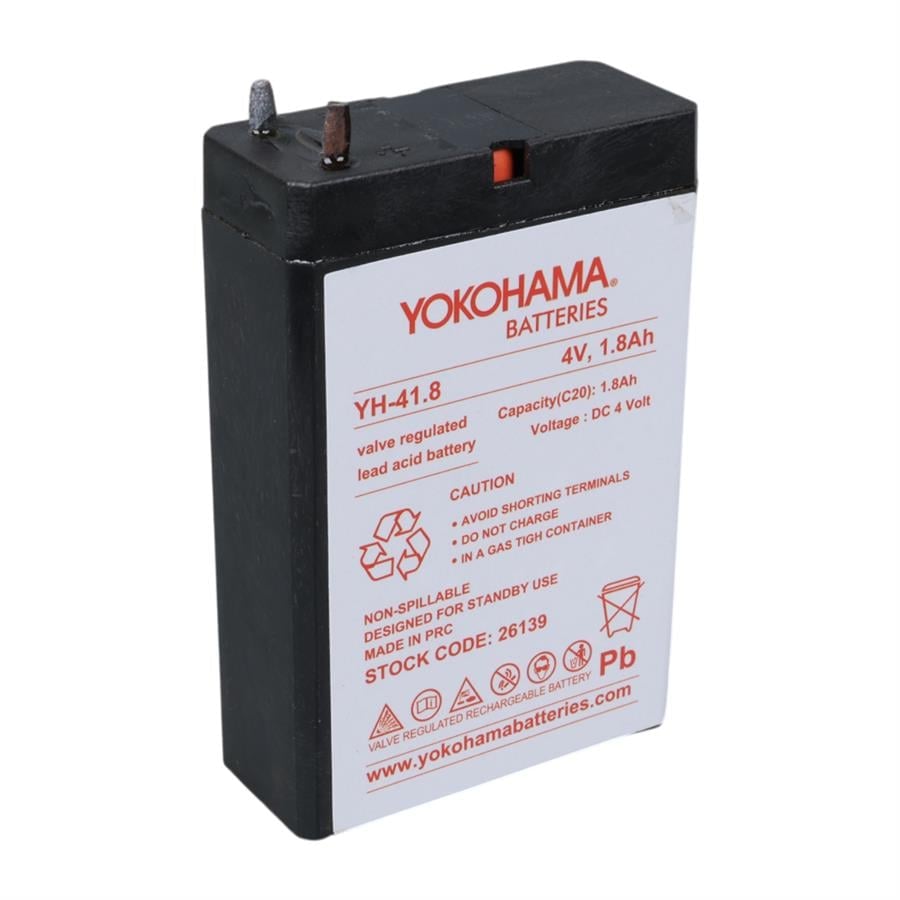 yottyページ Yokohama YH-41.8 4 Volt - 1.8 Amper Akü (50x76x22 mm) Fiyatı