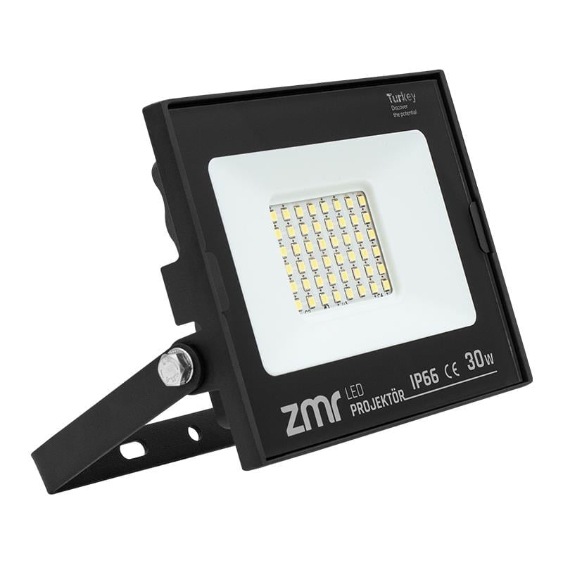 Zmr 30 Watt 6500k Ip66 150* Işık Açısı 220 Volt Siyah Slim Kasa
