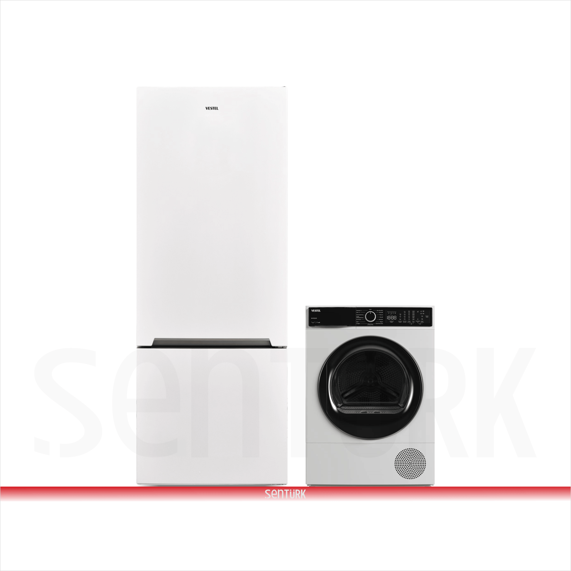 Vestel 2'li Beyaz Eşya Seti (CMI 96301 Çamaşır + NFK52011