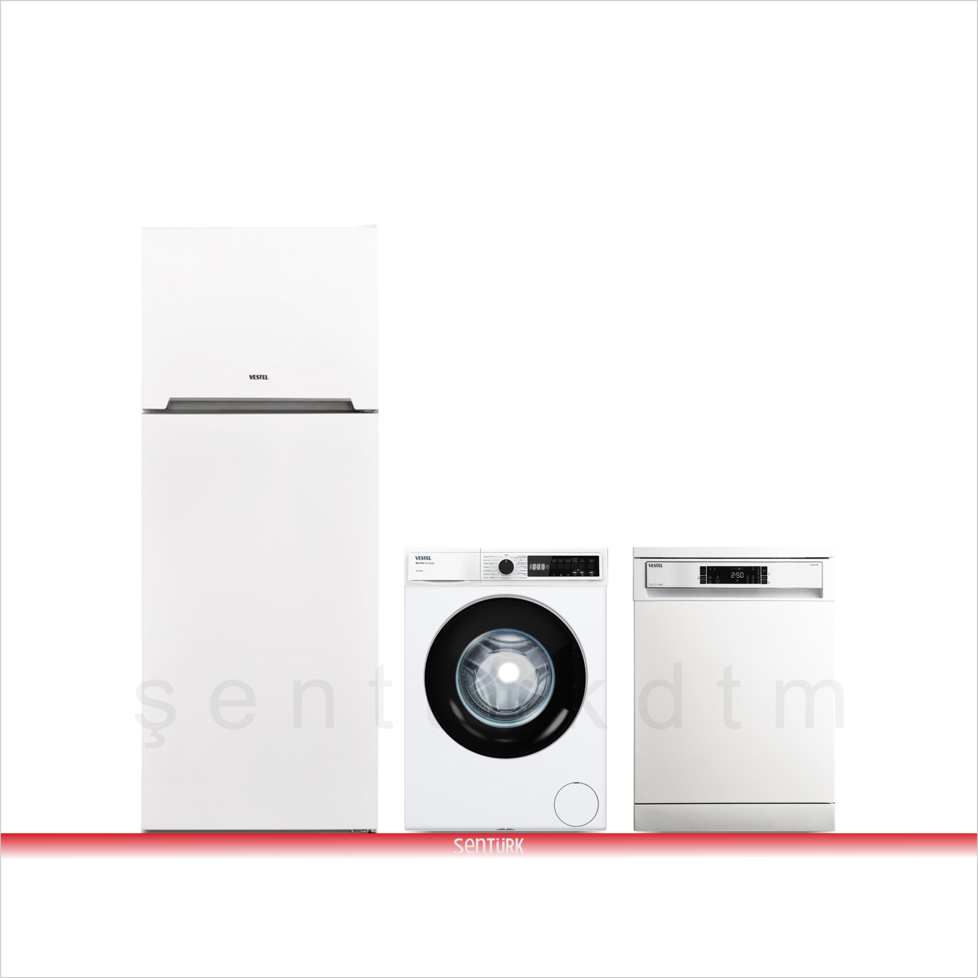 Vestel 2'li Beyaz Eşya Seti (CMI 96321 Çamaşır + BM 5312 Bulaşık