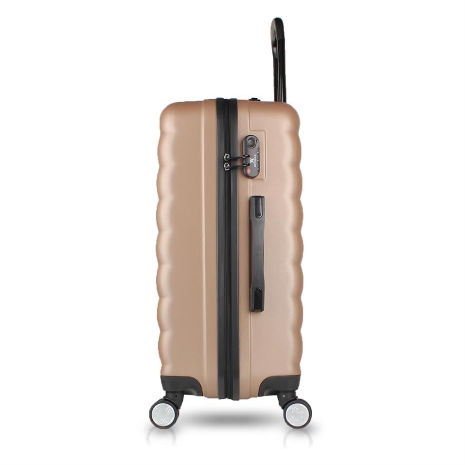 Gold suitcase set best sale