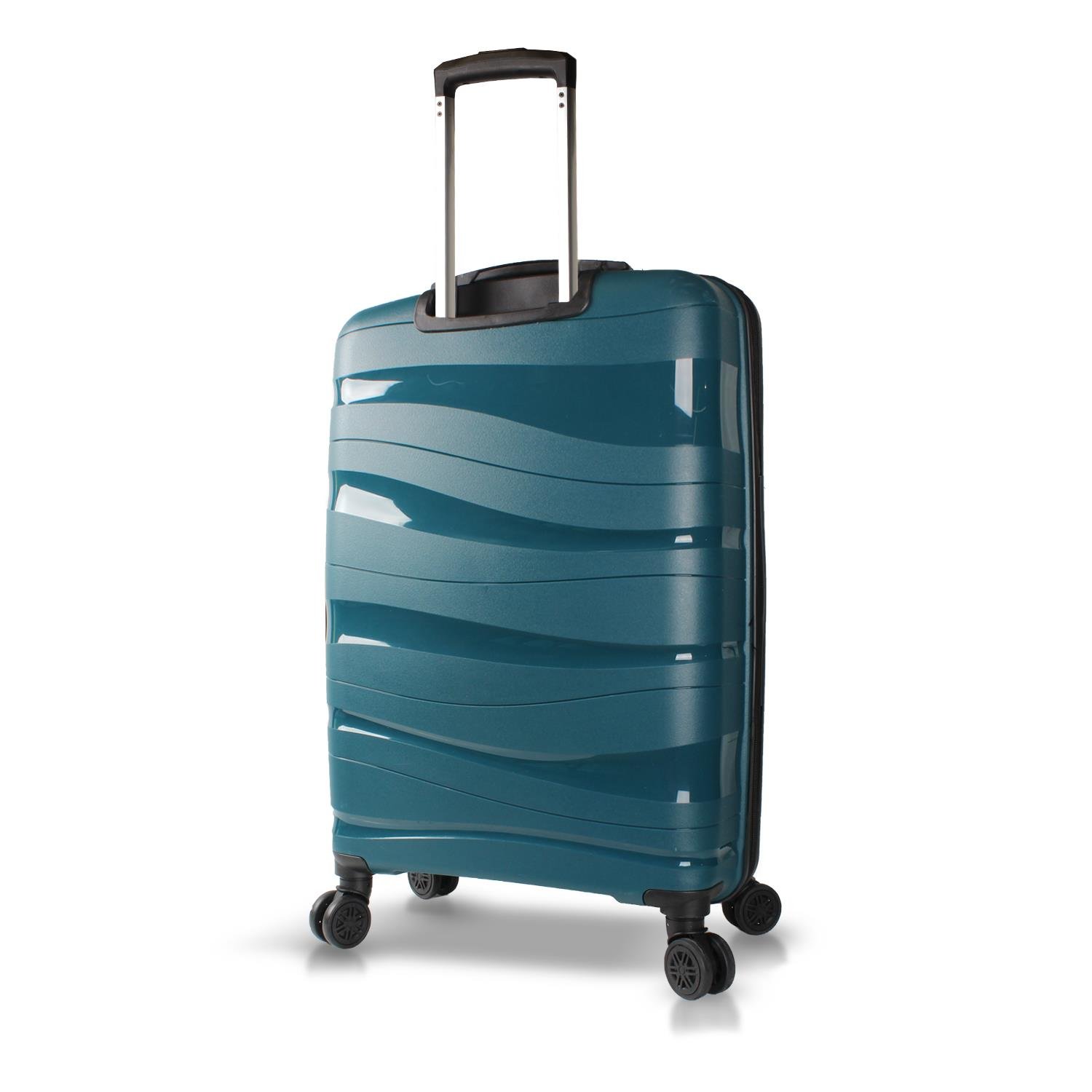 My Valice Wave PP Polypropylene Unbreakable Cabin Size Luggage Petrol Green