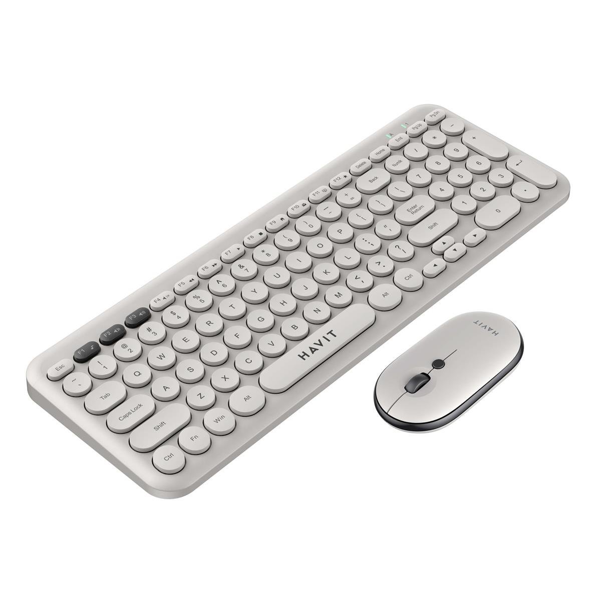 Havit KB254GCM Kablosuz Klavye Mouse Set - Gri