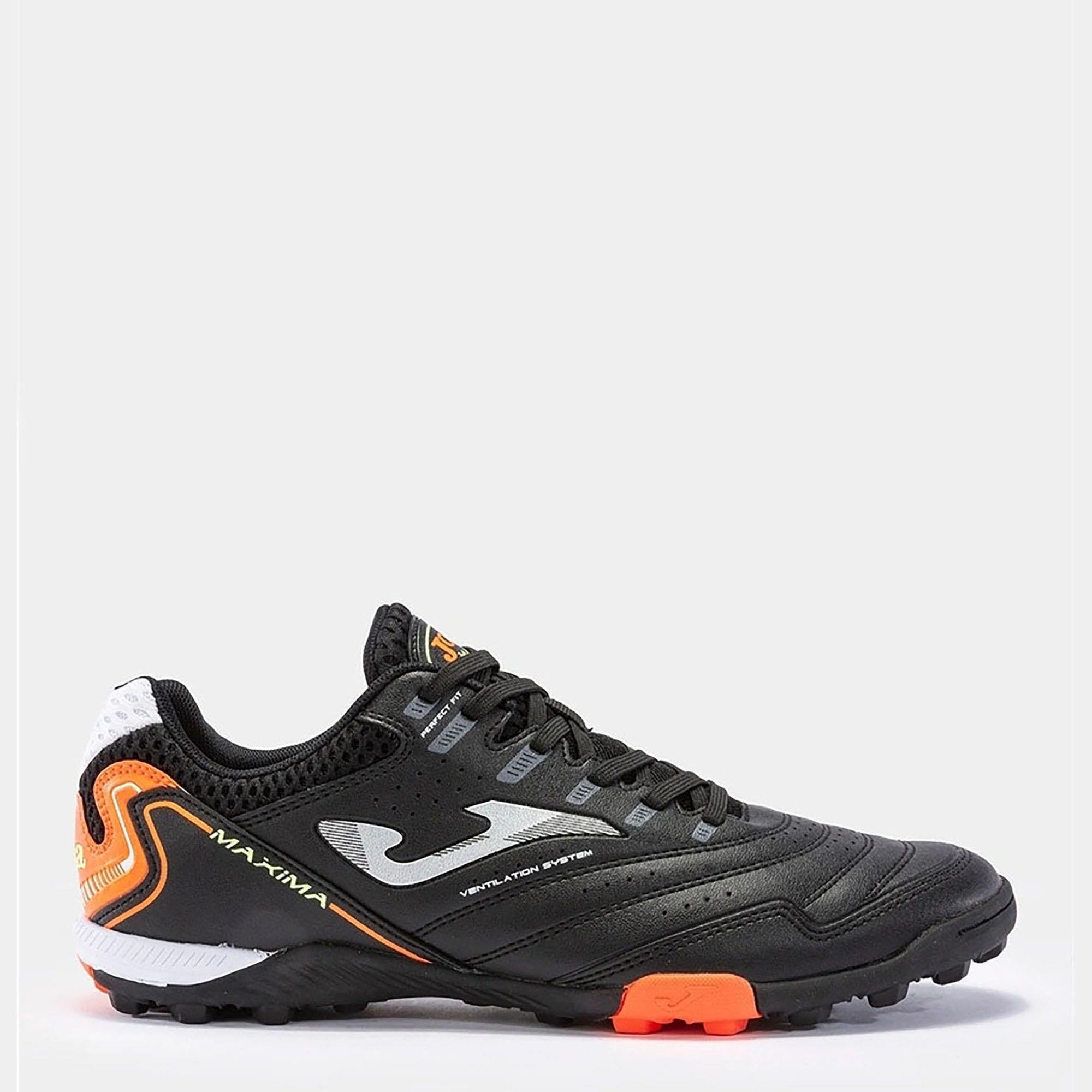 Joma Erkek Futbol Maç Halı Saha Ayakkabı Maxima 2301 Black Orange
