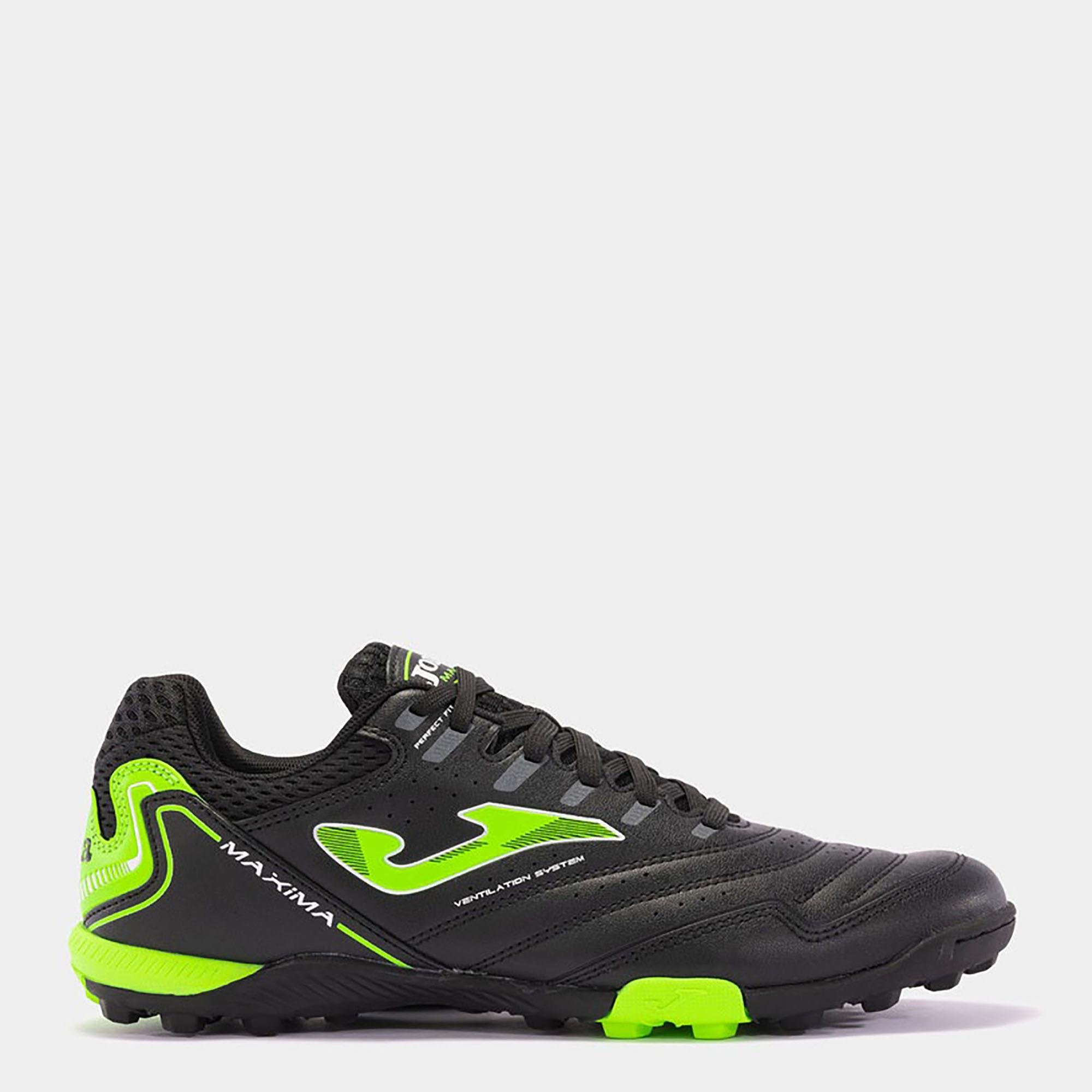 Joma Erkek Futbol Halı Saha Ayakkabı Maxima 2401 Negro Verde Turf