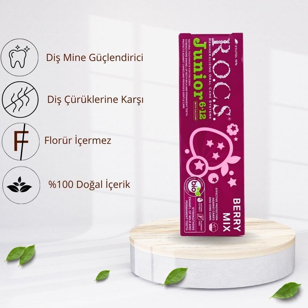 ROCS Orman Meyveli Diş Macunu(6-12yaş)