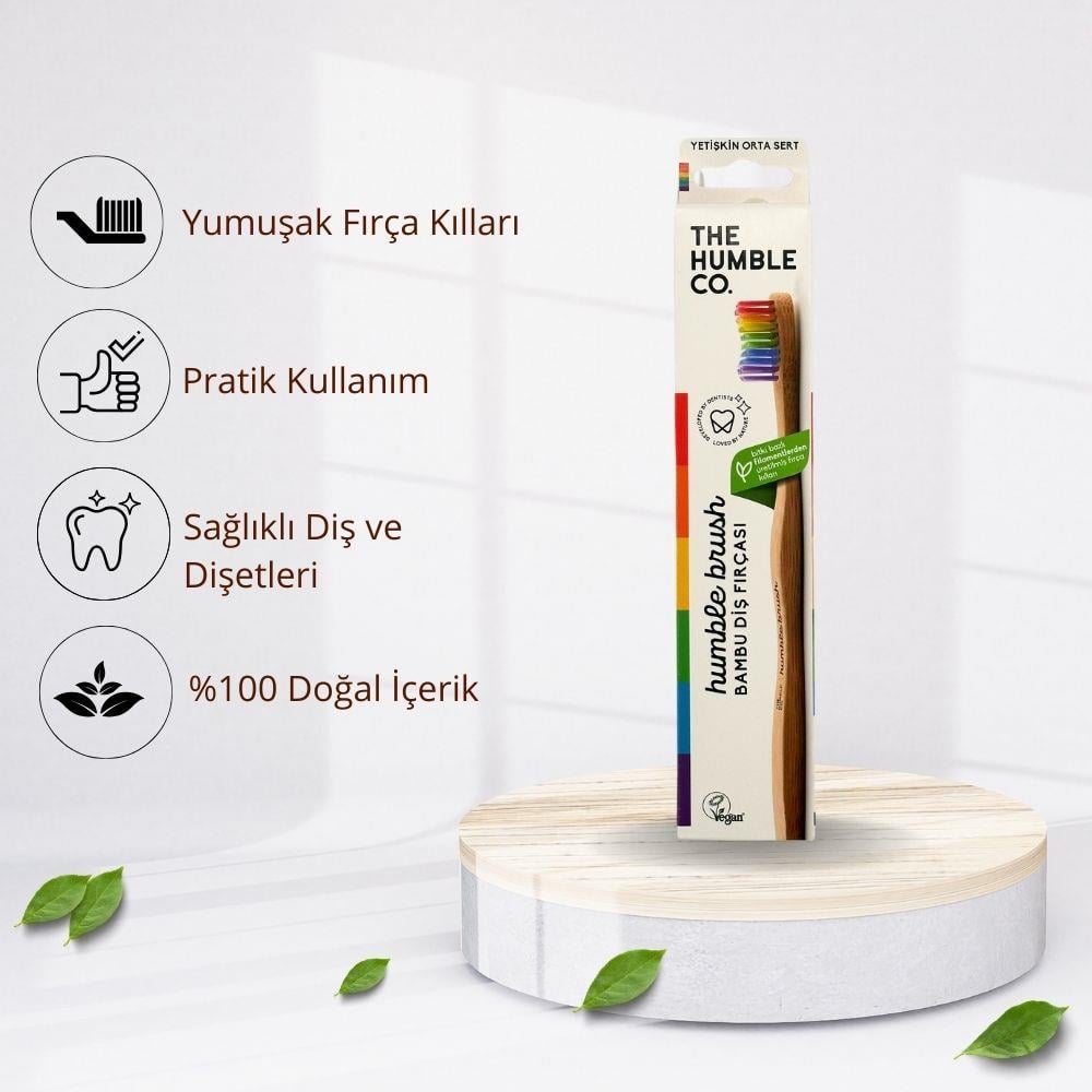 THE HUMBLE CO.  Bambu Diş Fırçası Renkli