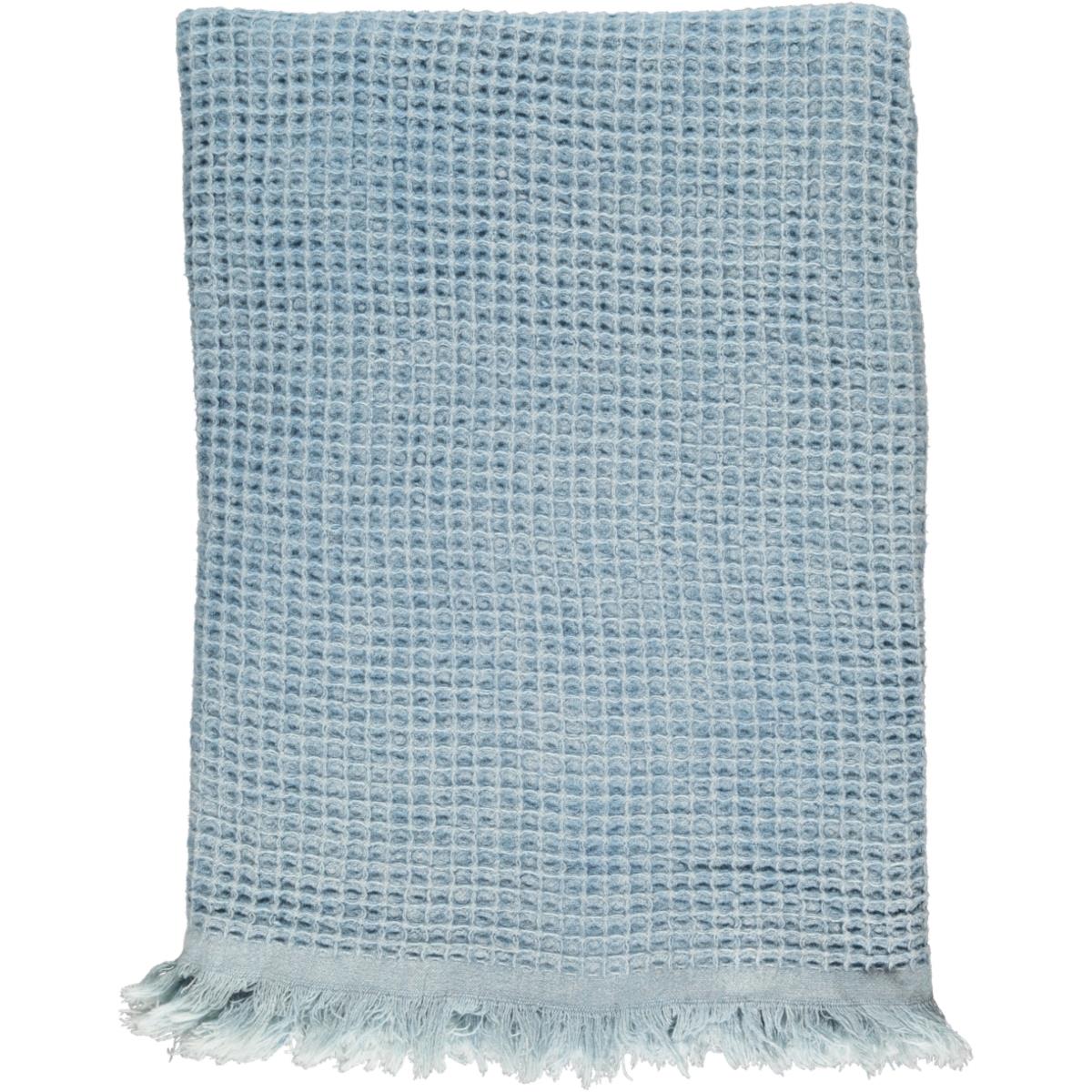 Stone Waffle Throw Air Blue