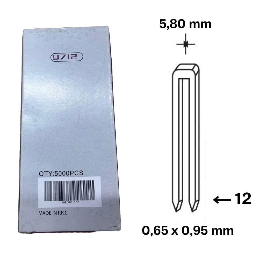 Akdeniz 97 Serisi 21 Ga 9712 Zımba Teli 5000 Adet