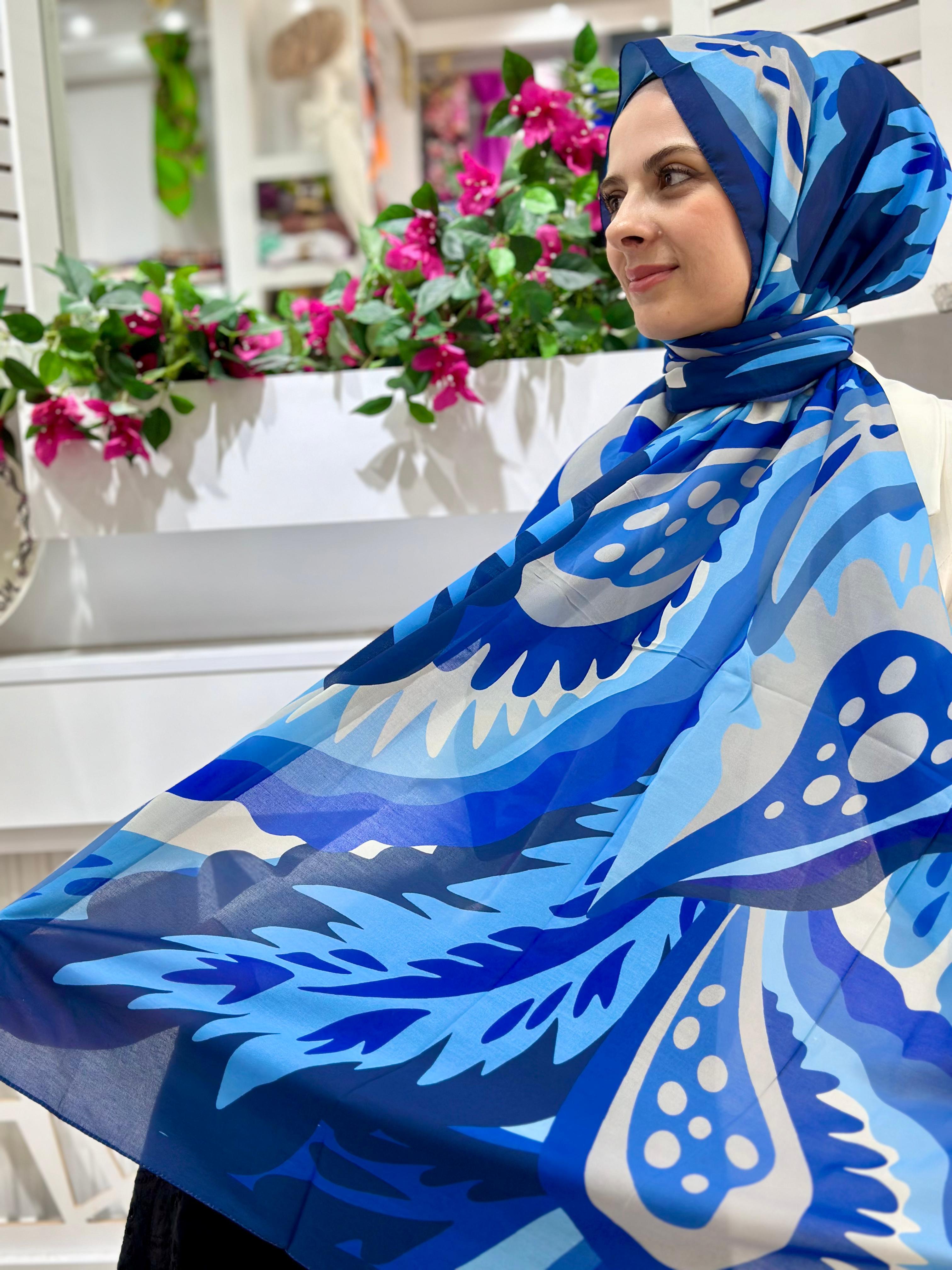 Sensitive Desenli Yaz Serinliği Şal 02
