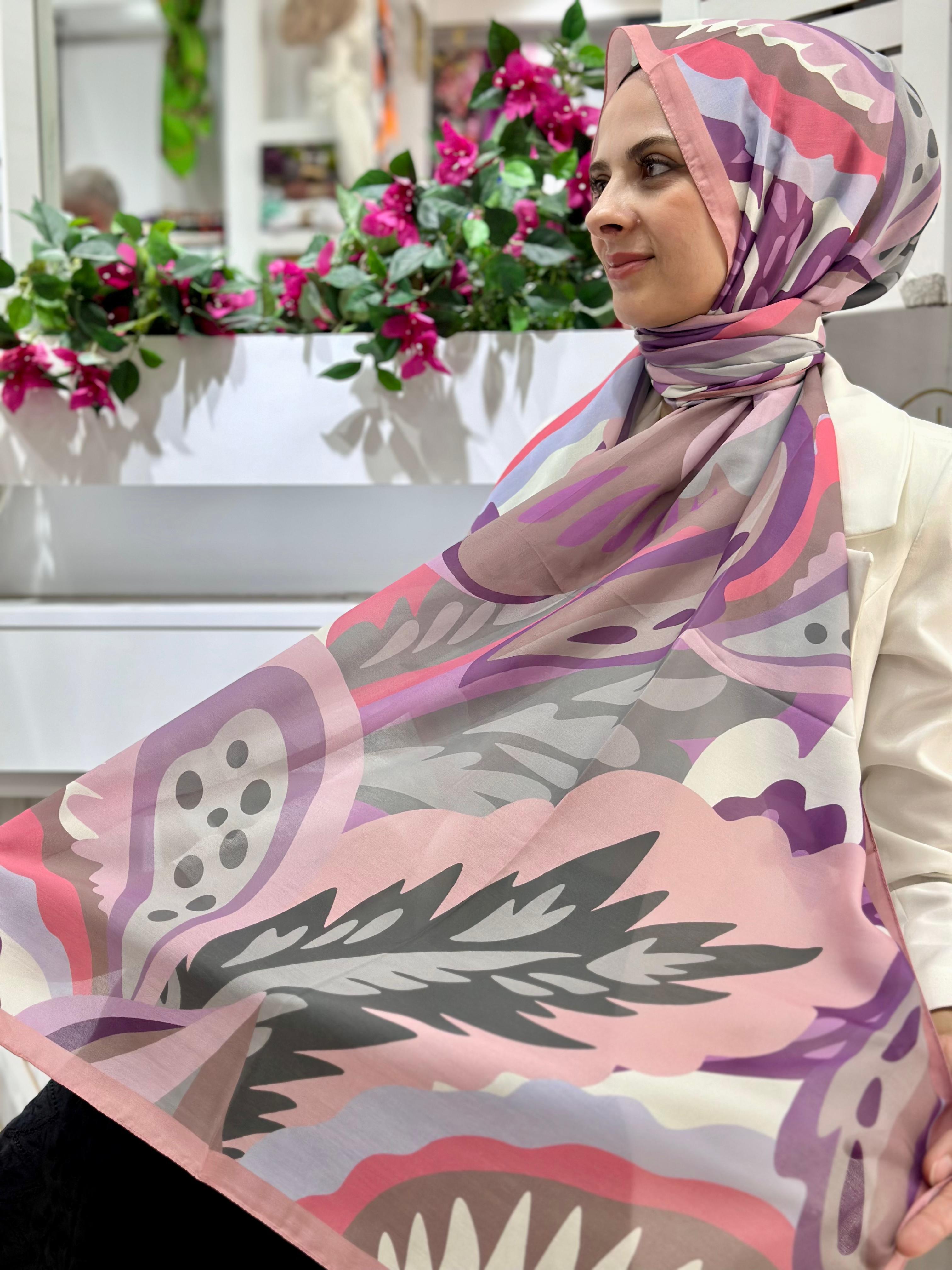Sensitive Desenli Yaz Serinliği Şal 03