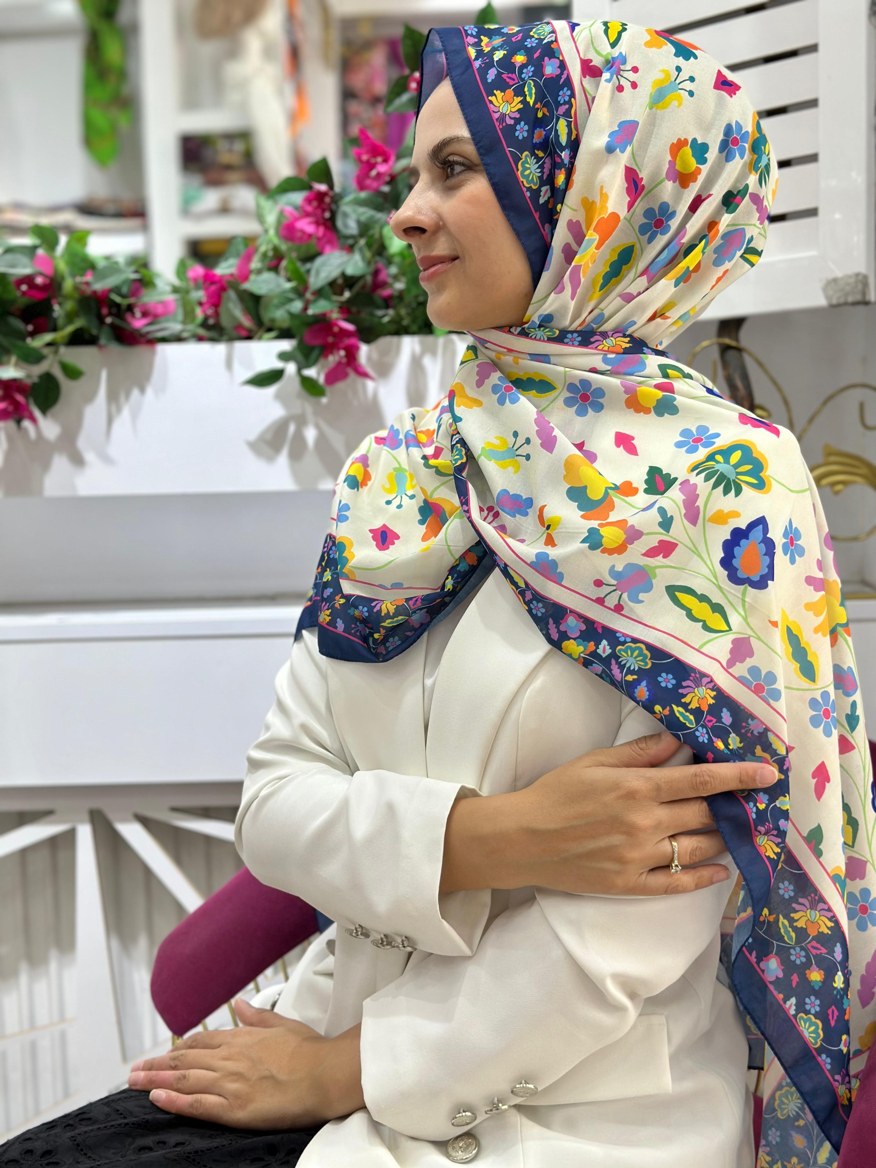 Sensitive Desenli Yaz Serinliği Şal 04