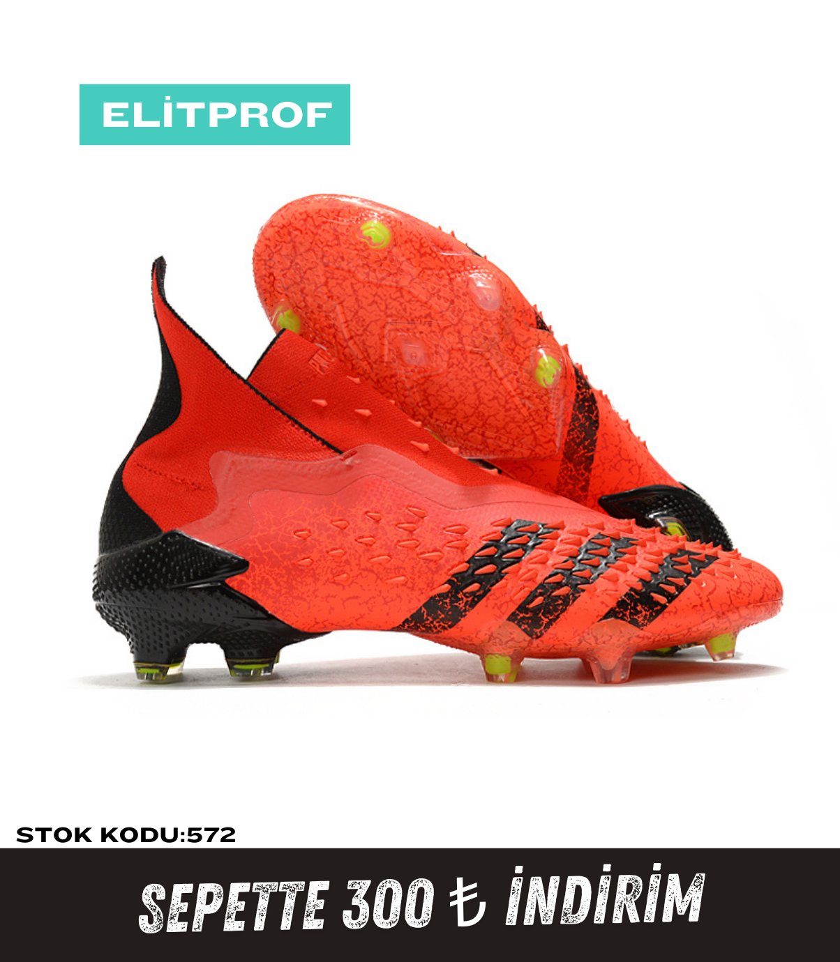 Predator Freak.1 FG Kırmızı