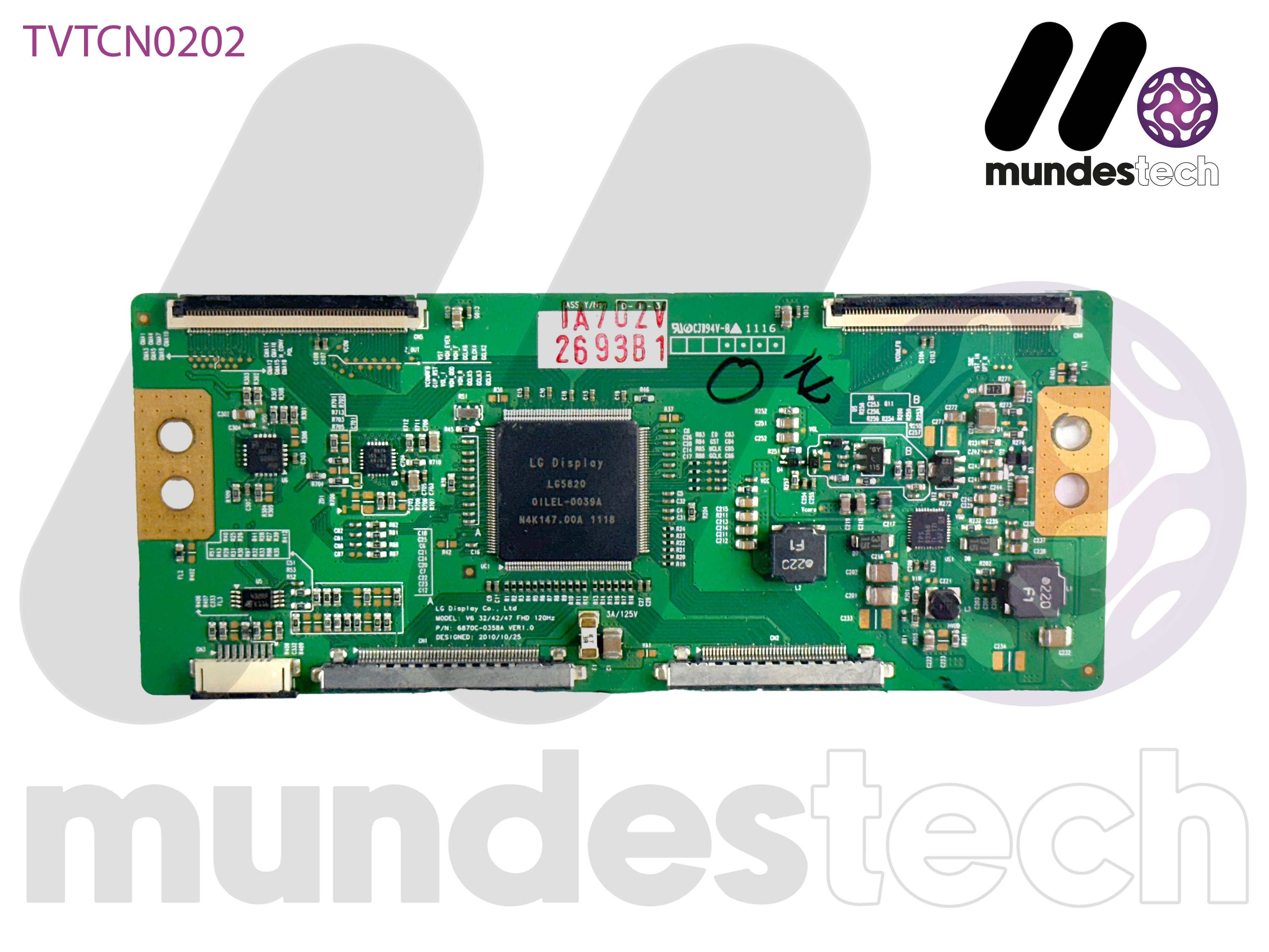 LG | P/N: 6870C-0358A, LC420EUF-SDPX | 32, 42, 47 Inch Tcon Board