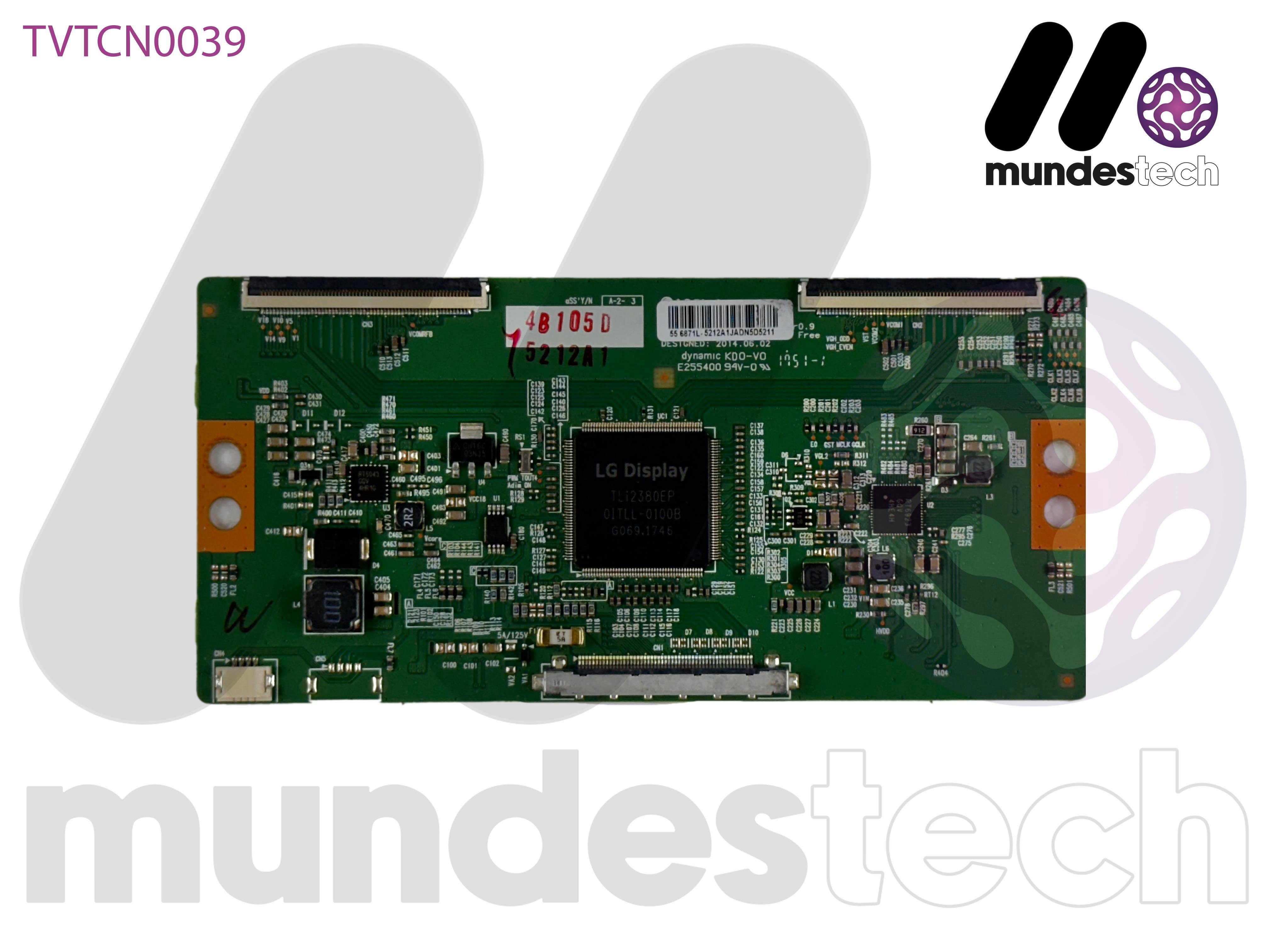 LG | P/N: 6870C-0535B, LC550EQY-SHM1 | 55 Inch Tcon Board