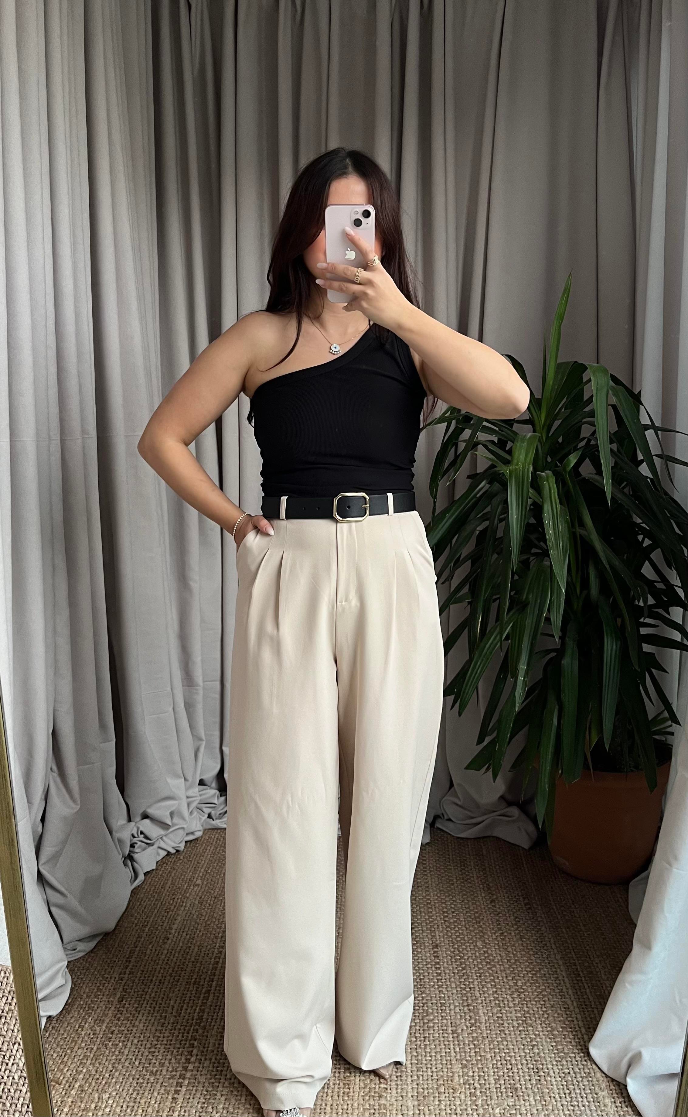 Pantalon style palazzo sale
