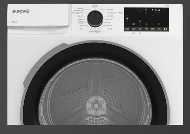 Arçelik 900 KMX A++ 9 kg Çamaşır Kurutma Makinesi