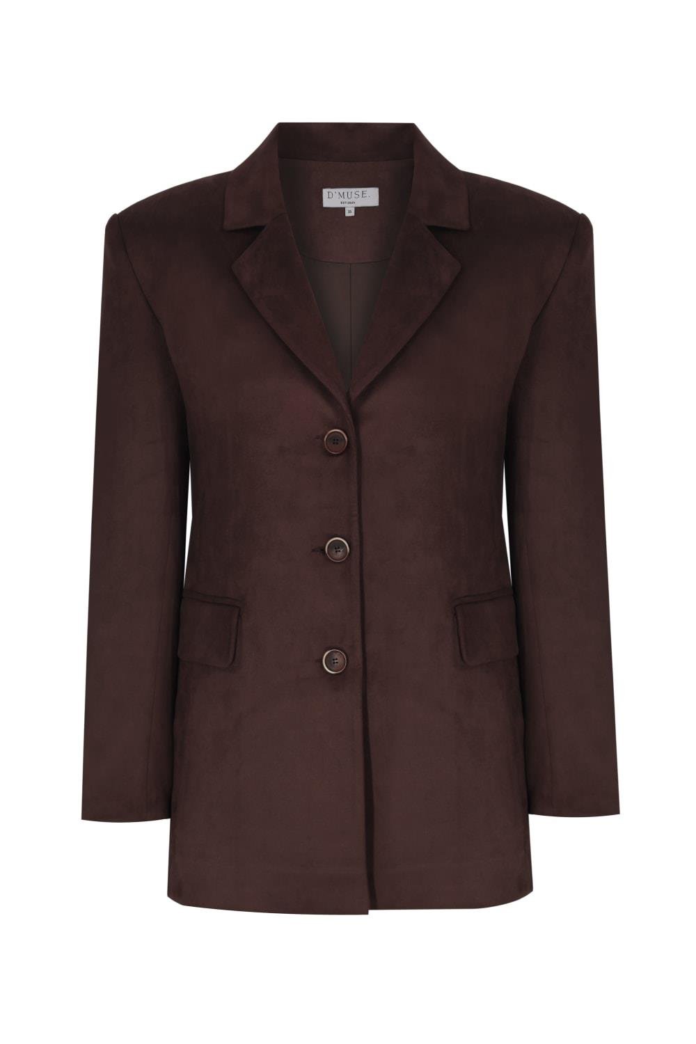 MOCHA SUEDE BLAZER