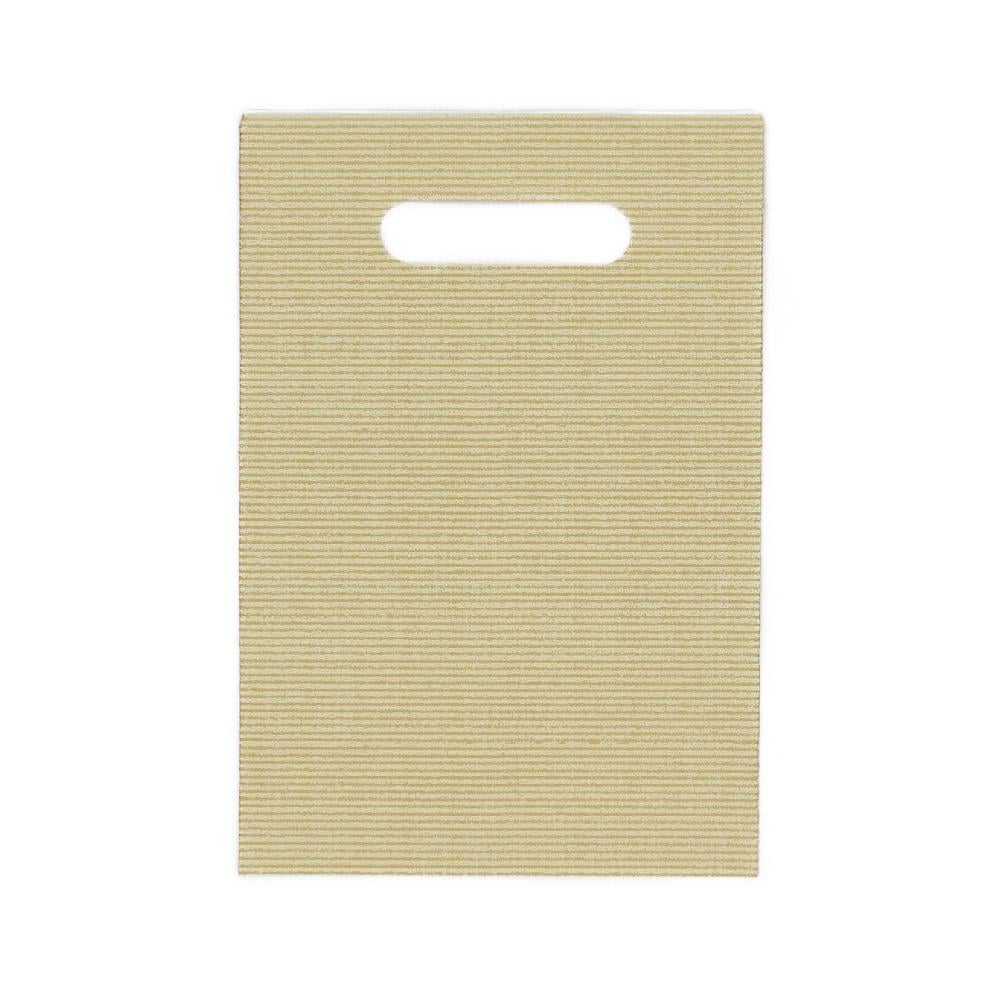 12x17 Krem Renk Lüx El Geçme Poşet (50li Paket)