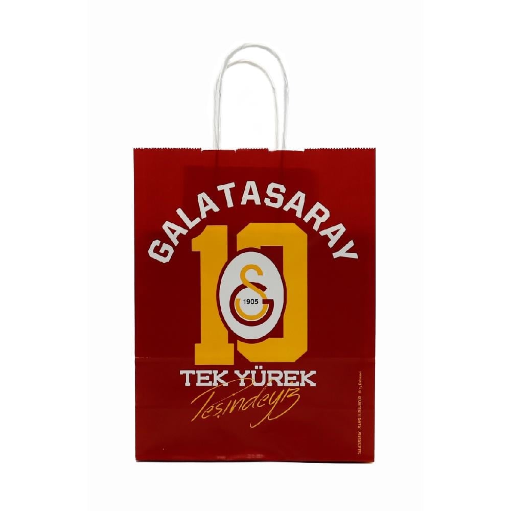18x24 Galatasaray Temalı Lisanslı Kağıt Poşet