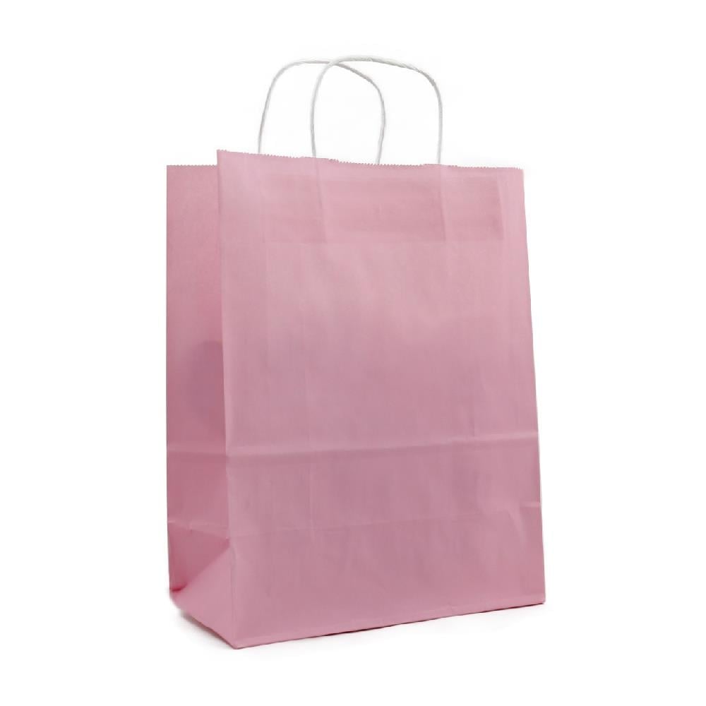 25x31 Pembe Renkli Kağıt Poşet
