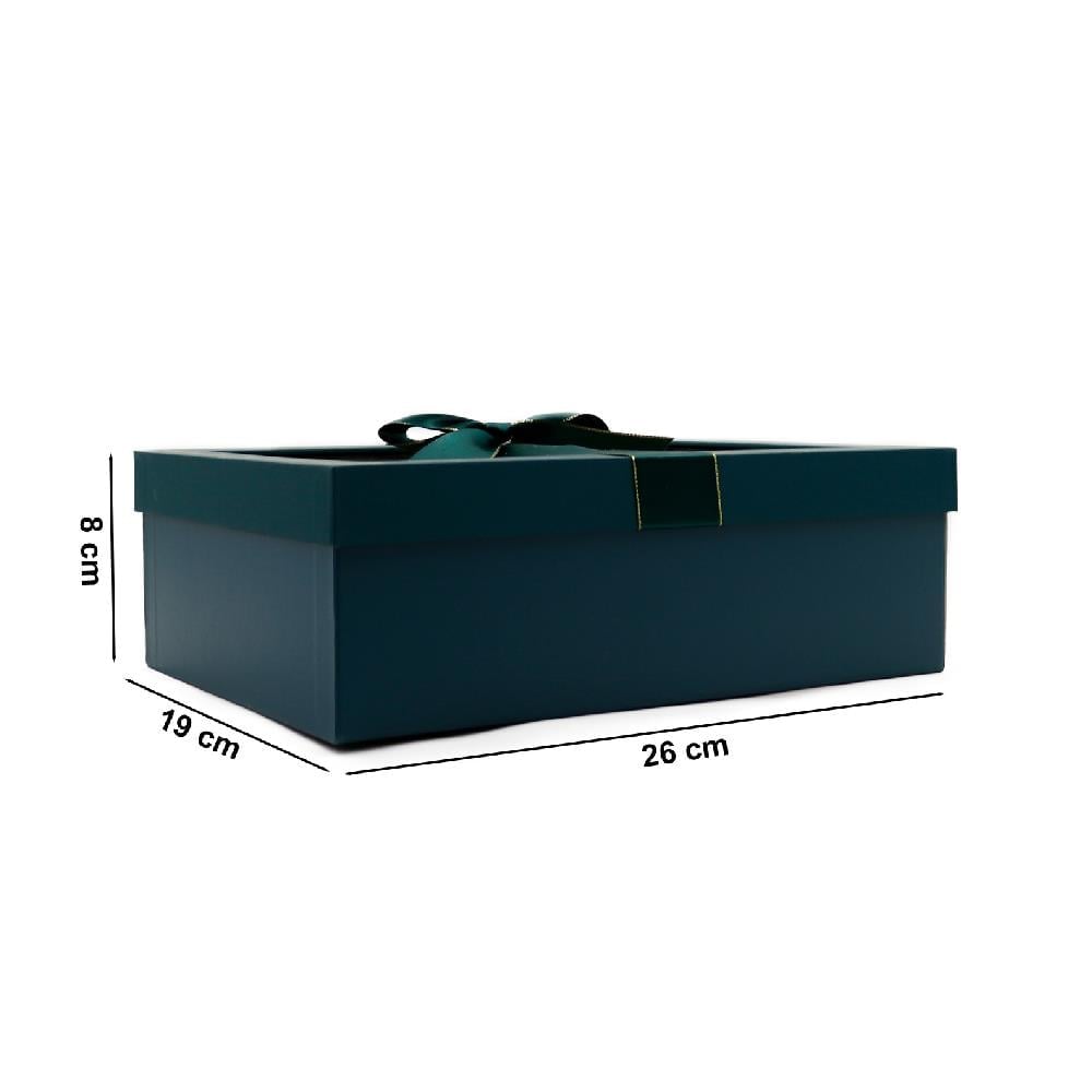 26x19 CM Yeşil Renk Premium Kalite Hediye Kutusu